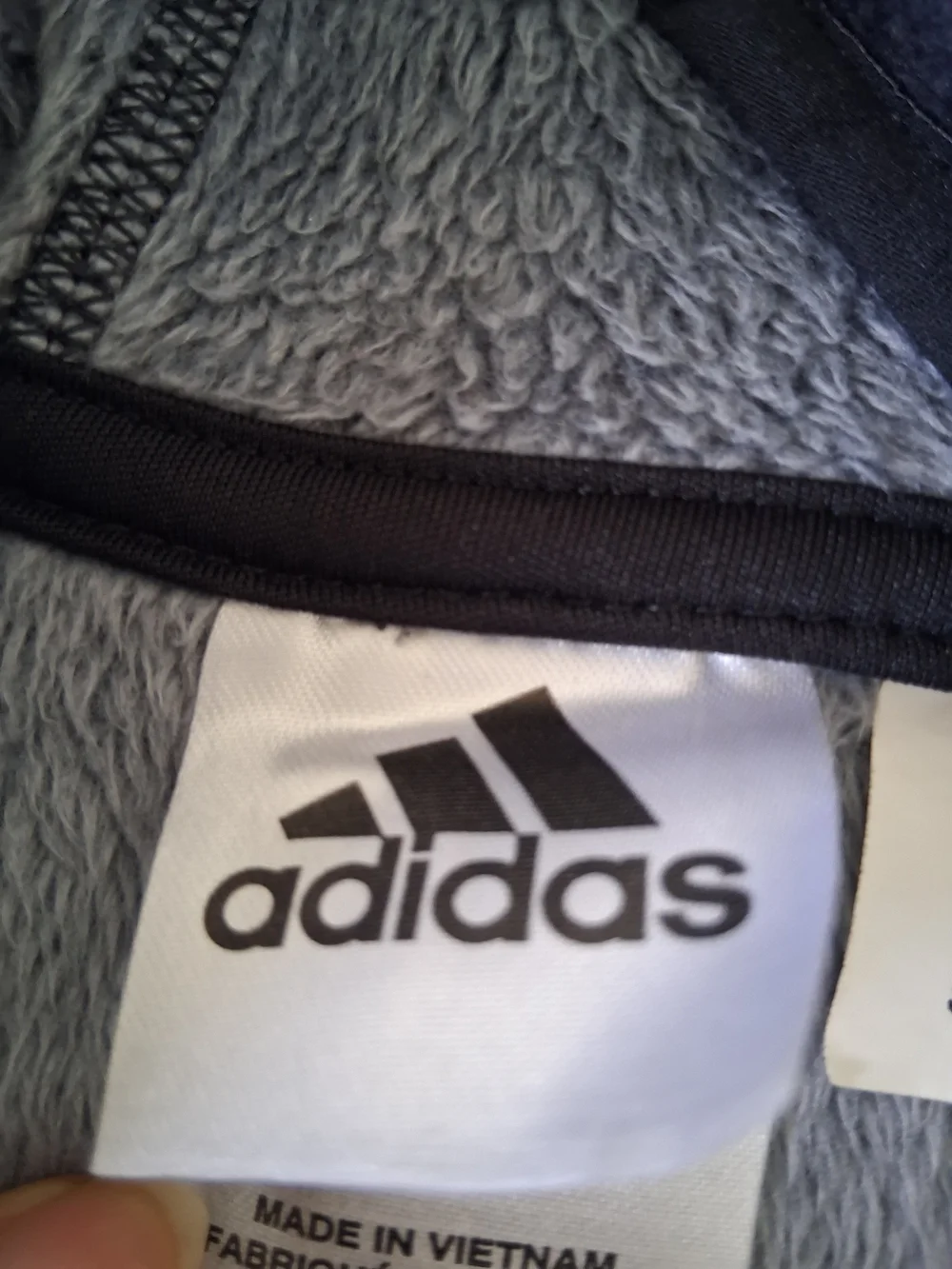 adidas Dark Gray Hooded Baby Infant One-Piece Zip Up Romper 3 Months Unisex